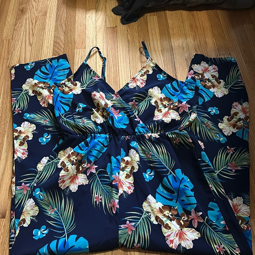 Floral jumpsuit